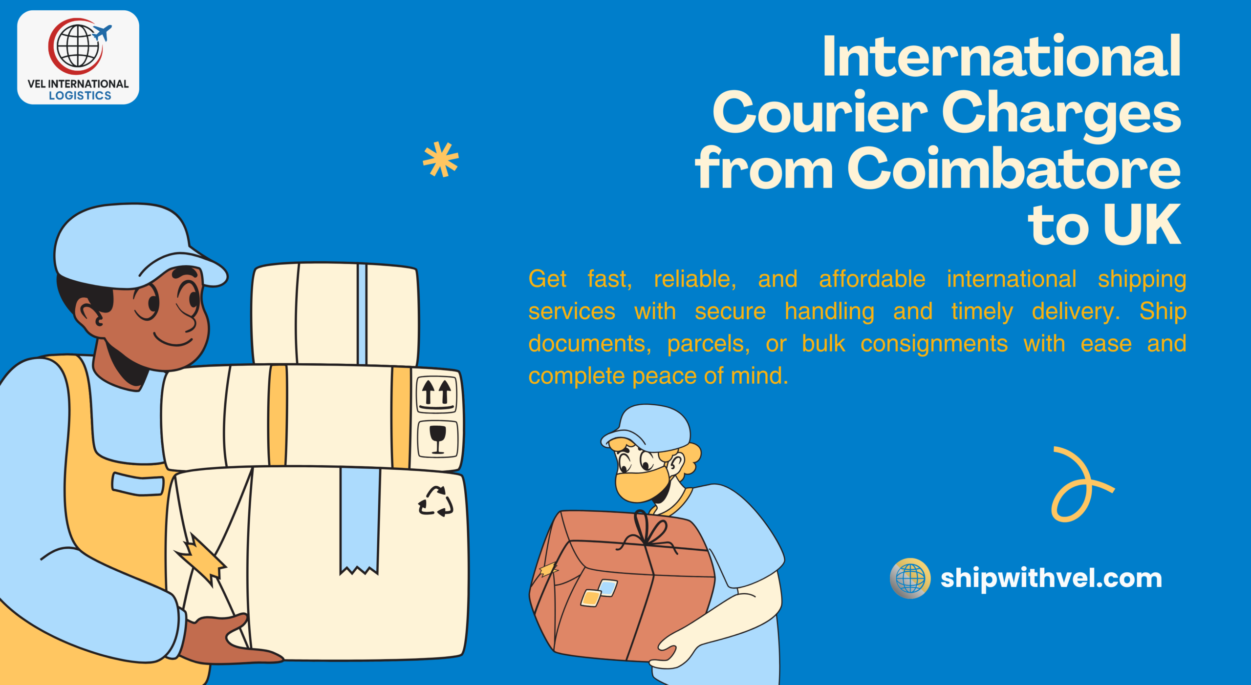 Courier Charges Coimbatore to UK