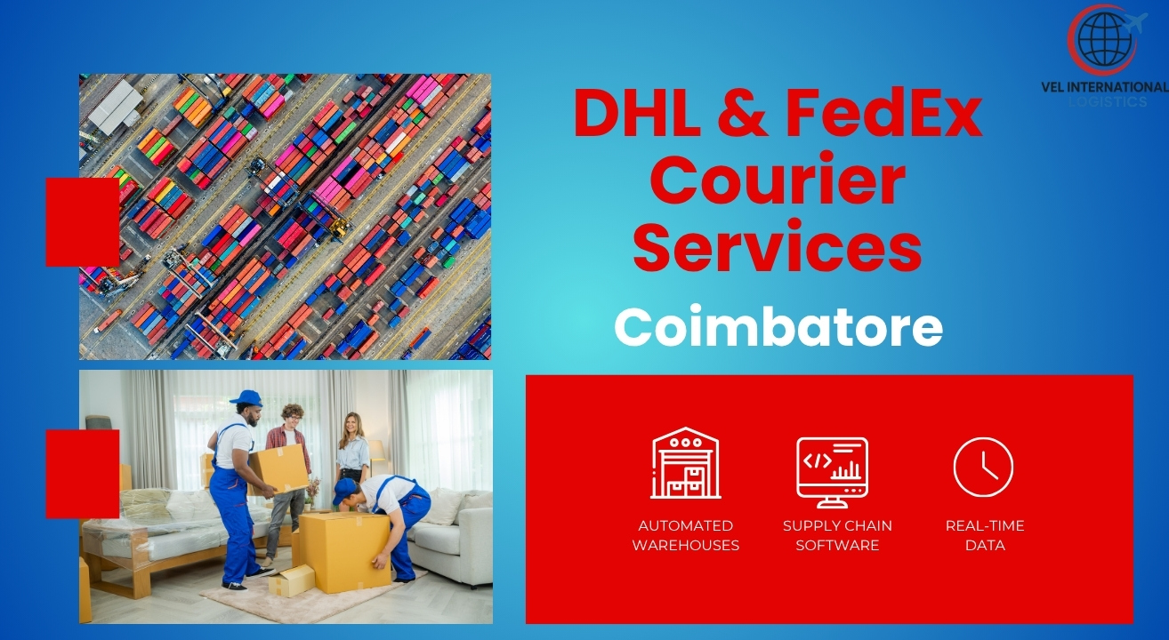 DHL & FedEx Courier Services in Coimbatore