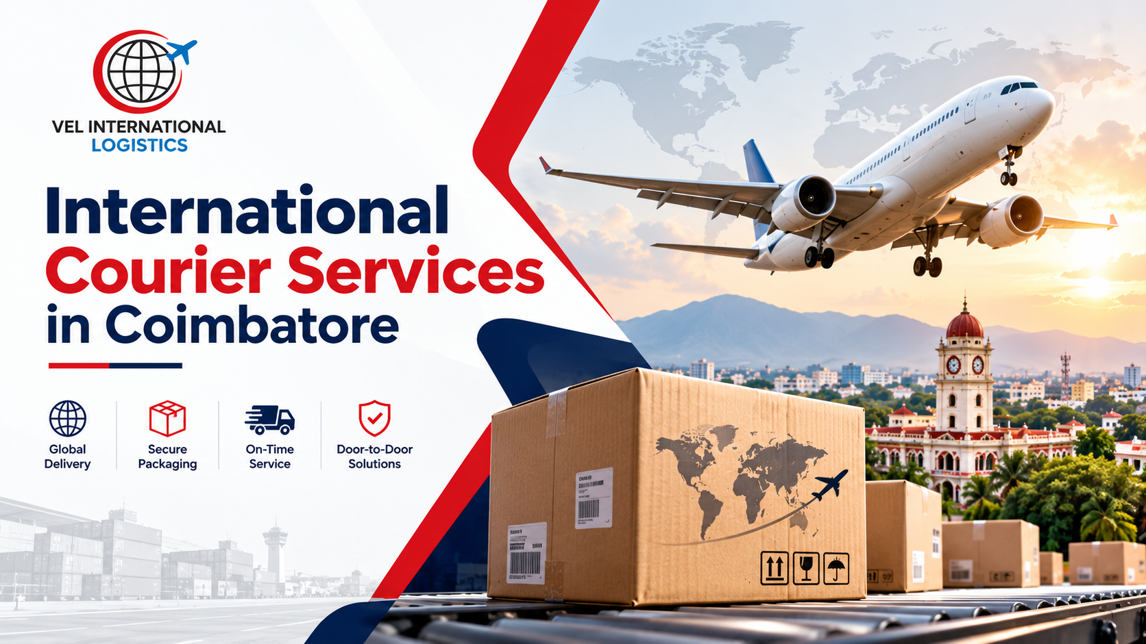International Courier Services in Coimbatore for secure global shipping, clear documentation and tracking. Contact Ship With Vel for a courier quote today.