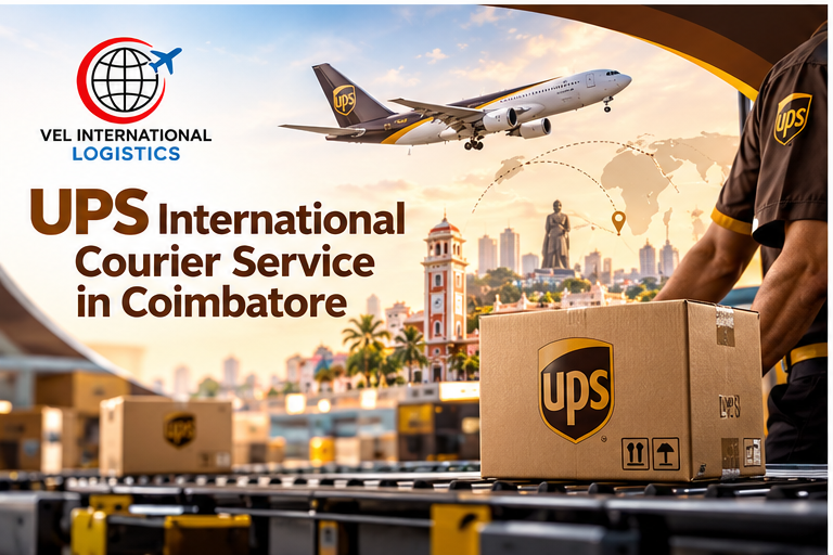 UPS International Courier Service in Coimbatore for international documents and parcels. Get shipping guidance and request your courier quotation today.